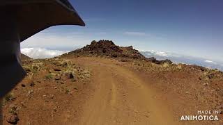 Haleakala Volcano Skyline DH MTB Trail, Mamane, Polipoli, Maui Hawaii