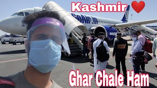Finally Going Home 😃 Srinagar Airport Pai Kaand He Hogaya 😱