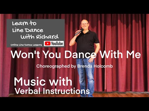 ABSOLUTE BEGINNER LINE DANCE LESSON 60 - Won't You Dance With Me - Part 2