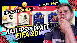 ZROBIŁEM NAJLEPSZY DRAFT W FIFA 20! SKŁAD ZA 40 MILIONÓW! OPTIMUS RONALDO NAZARIO I EUSEBIO!