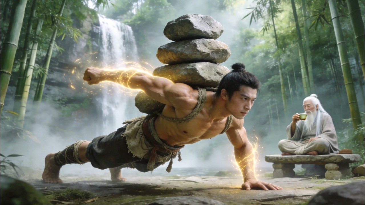 【武俠電影】廢柴小子被反派一劍轉下懸崖，竟意外獲得武林秘籍，從此逆天改命。#武俠#動作