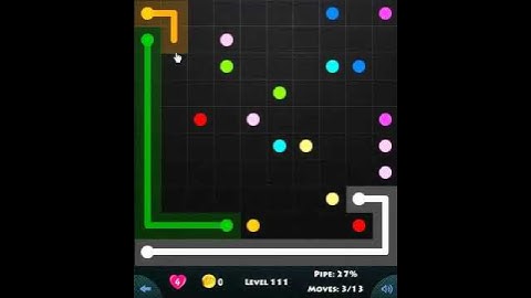 flow game facebook - 10 x 10 mania level 111 Connect the dots