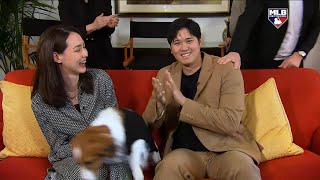 Shohei Ohtanis Dog, Decoy, Leaves Couch As Ohtani Wins Nl Mvp Award