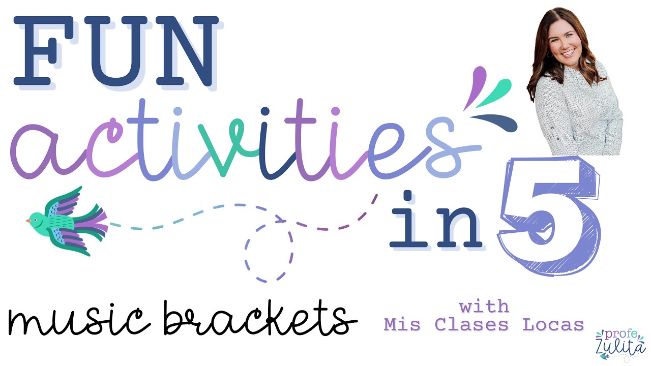 Fun Activities in 5 Spanish Classroom Music Bracket Competitions with Mis Clases Locas