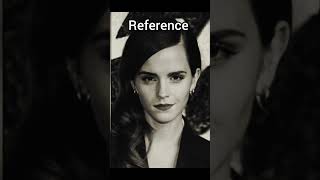 reference VS drawing #art #artist #youtubeshorts #shorts