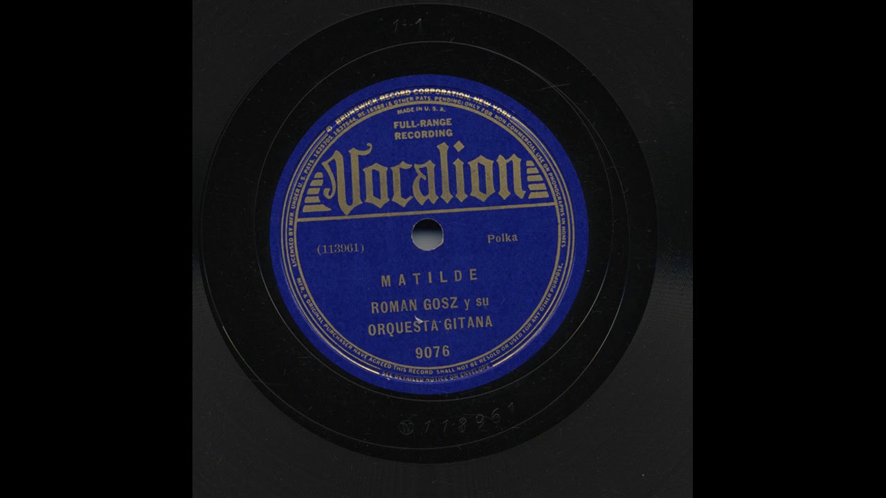 Roman Gosz - Matilde - Vocalion 9076