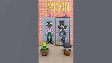 Welke zombie zou jij uit de gevangenis willen redden? #memes #pvz #shorts #trending #zombie