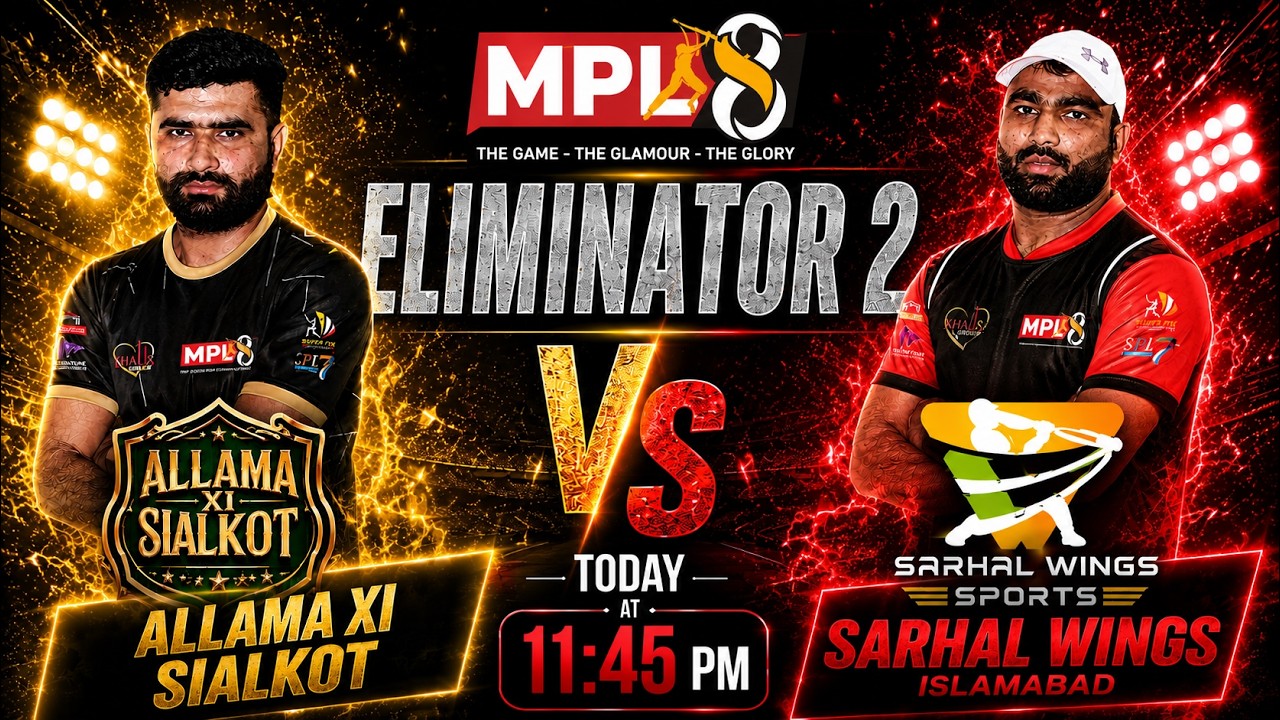 Big Match | Usama Ali Sialkot Vs Achi Butt | Eiminator 2 | MPL Season 8 ...