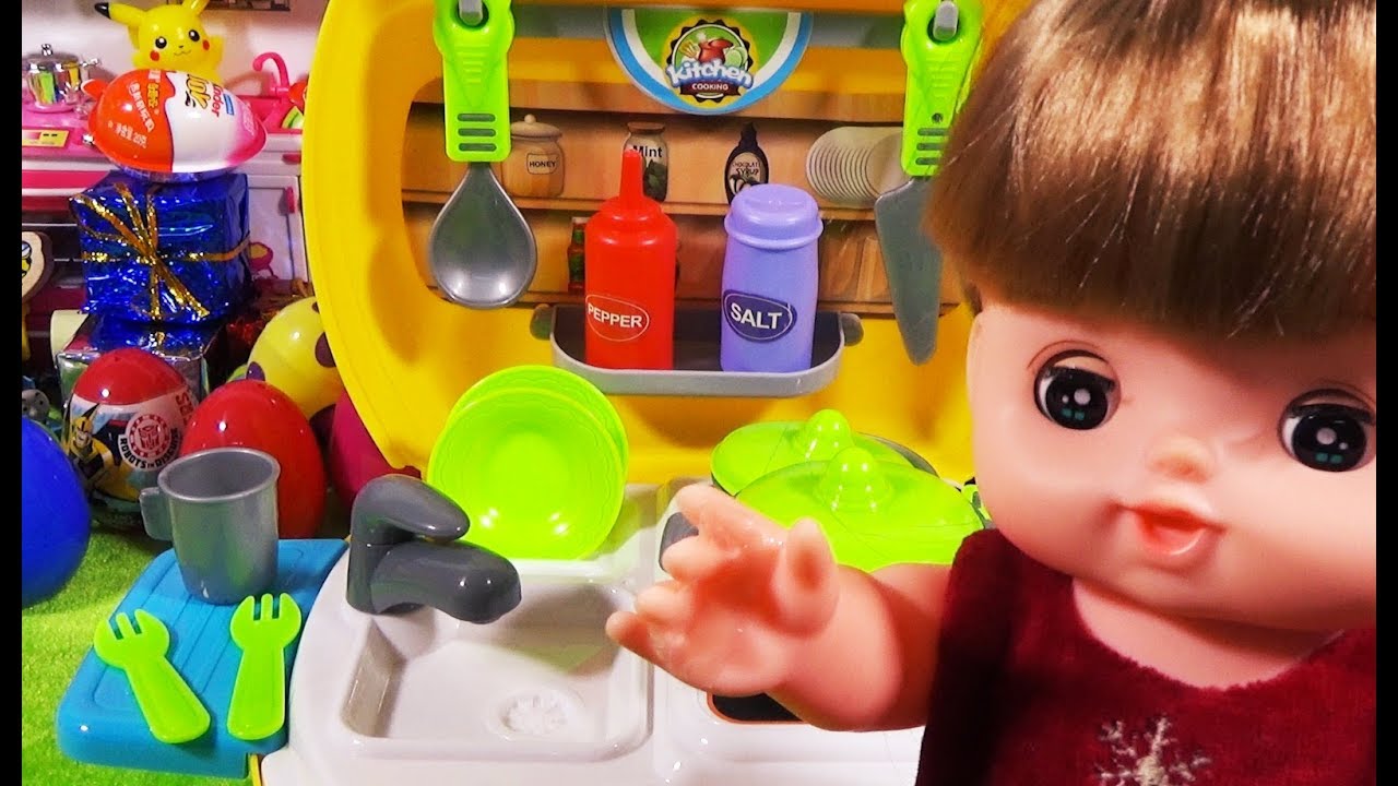 Baby Lulu Toys Story Kitchen Cooking Food Toys Play