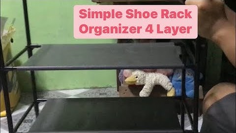 How to Assemble Multifunctional Shoe Rack Organizer 4 Layer | Unboxing | #unboxing #video #shoerack