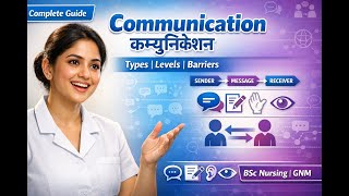 Communication in Hindi | कम्युनिकेशन | Types, Levels, Barriers | BSc Nursing | GNM screenshot 3