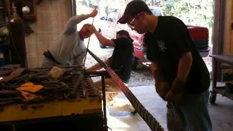 George Parker Forging Handrails.MOV