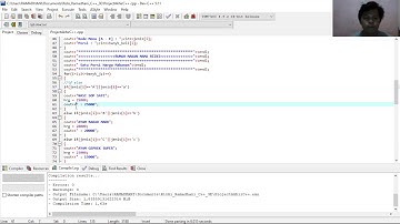 Project Akhir UAS Mata Kuliah Pemrograman Terstruktur Menggunakan Aplikasi Dev C++