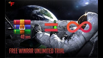 How To Get The WinRAR 40 Day Infinity Trial∞