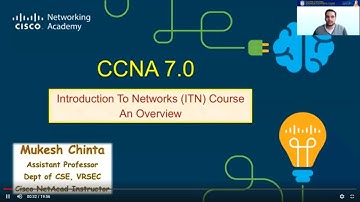 Overview of CCNAv7 - 1 Introduction to Networks (ITN) Course