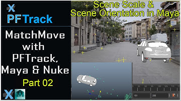Scene Scale & Scene Orientation in Maya [English] | Matchmoving With PFTrack,Maya & Nuke Part_02