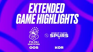 Filou Oostende Vs. House Of Talents Kortrijk Spurs Extended Game Highlights