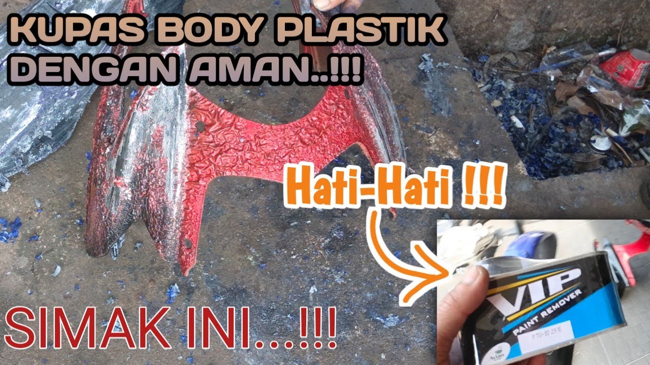 Hati-hati ‼️Cara aman rontok kan cat lama ‼️khusus Body Plastik ABS