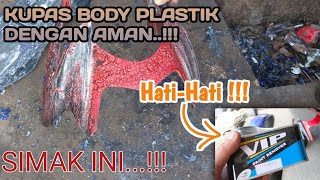 Hati-hati ‼️Cara aman rontok kan cat lama ‼️khusus Body Plastik ABS