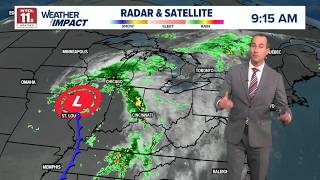 Rain chances increase throughout the weekend, with up to 2 inches in some areas | WTOL 11 Weather