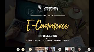 E Commerce Certificate Info Session 2022
