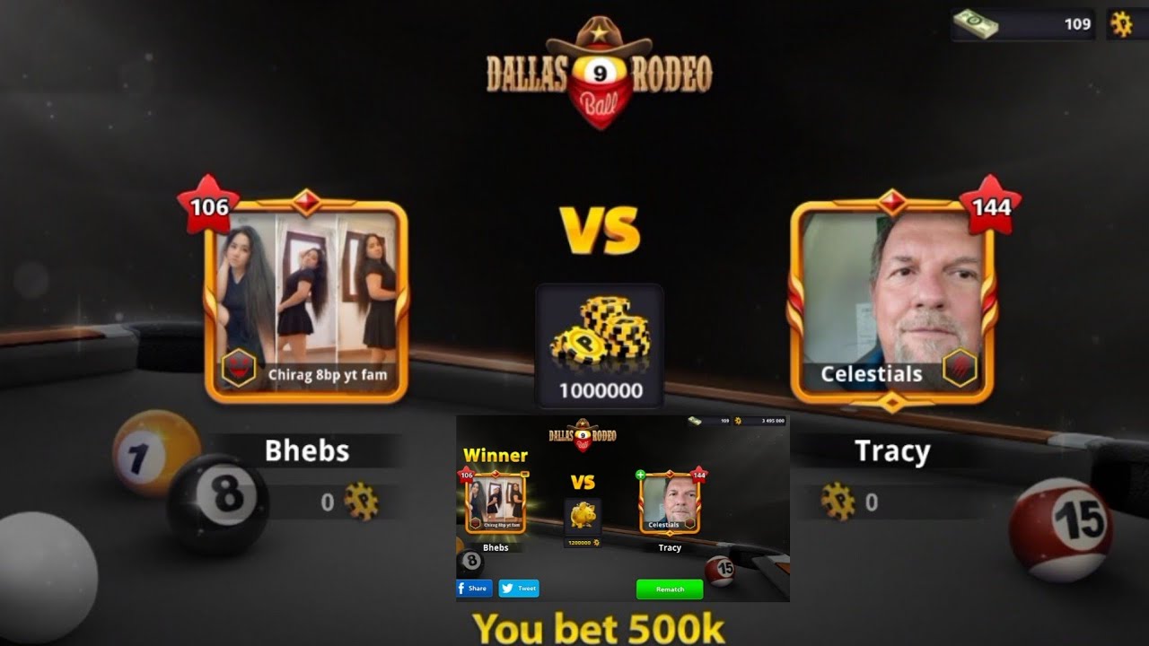 Dallas Rodeo Pool DALLAS 9 BALL RODEO|8 BALL POOL MINICLIP - YouTube