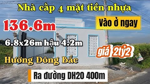 Đất Cần Giuộc Giá Rẻ| Nhà cấp 4 mặt tiền đường nhựa khu dân đông vào ở ngay.