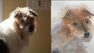 How to Paint a Backlit Subject in Watercolor and Art Critique
