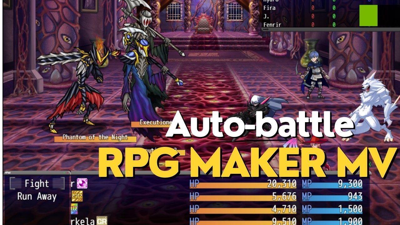 Auto Battle System – Simplified RPG Maker MV Plugin (Turn Limit + Skill ...