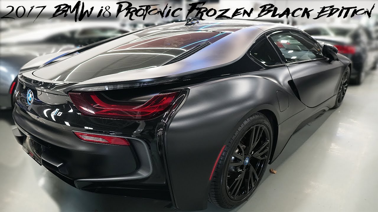 2017 Bmw I8 Protonic Frozen Black Edition Exterior And Interior Walkaround  - Youtube