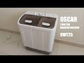 Review Oscar twin tub small washing machine 3.5Kg