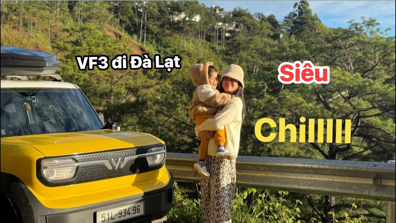 Lái Vinfast VF3 đi Đà Lạt siêu chill | tour Đà Lạt mùa đông