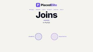 SQL Joins in MySQL | INNER, LEFT, RIGHT & FULL JOIN Explained | MySQL Tutorial | PlacedElite