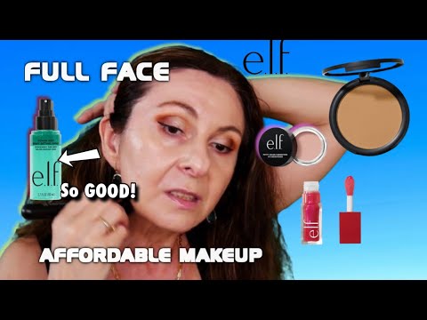 Elf Power Grip Spray Makeup Challenge: Can it Last All Day? Full Face of ELF-AMAZING Findings