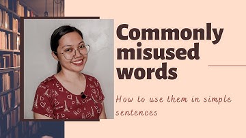 Commonly Misused Words || Learning Basic English