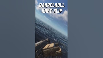Barrel Roll Raft Flip #shorts #strandeddeep #raft