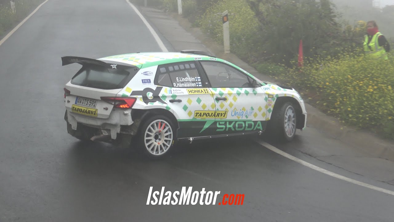 Test Nikolay Gryazin & Emil Lindholm, Škoda Fabia RS Rally2 | WRC Rally Islas Canarias 2025