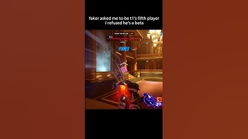 NO FAKER, I’M NOT JOINING T1 #overwatch2 #ow2 #overwatch #overwatch2clips