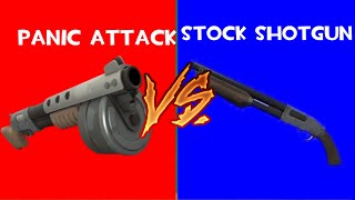 Stock Shotgun VS Panic Attack - TF2
