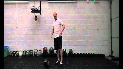 Personal Trainer Barnstaple, simple Reverse Lunge + Medicine Ball Twist exercise tutorial