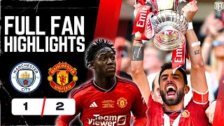 Mainoo MASTERCLASS! Man United WIN! Man City 1-2 Manchester United FA Cup Final Highlights