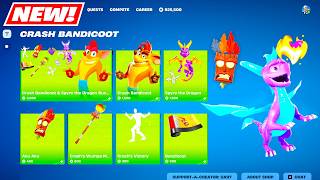 LEAKED SHOP (SPYRO and Crash Bandicoot FULL Bundle Showcase) Fortnite Guide