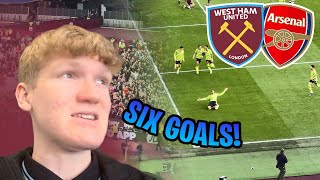 ARSENAL HIT WEST HAM FOR SIX! West Ham United Vs Arsenal Matchday Vlog