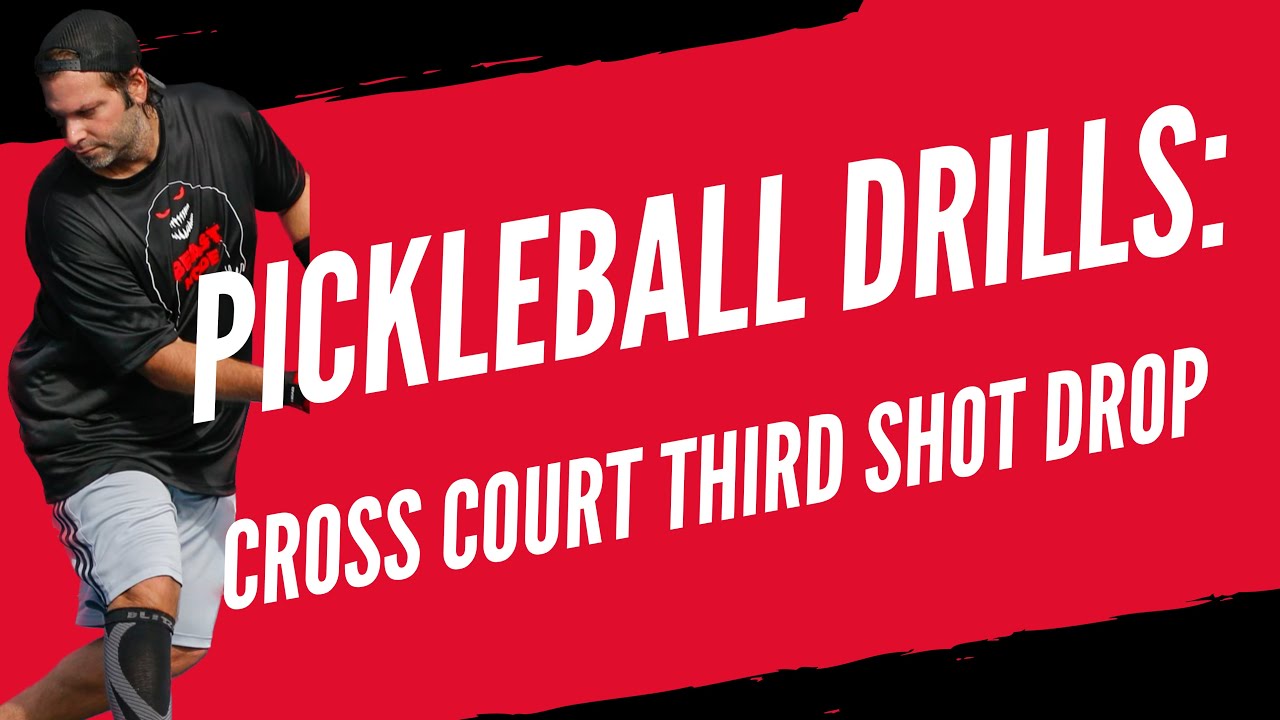 Pickleball Drills Cross Court Third Shot Drop YouTube