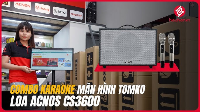Loa Acnos CS3600 + Kèm Màn Hình TOMKO 22