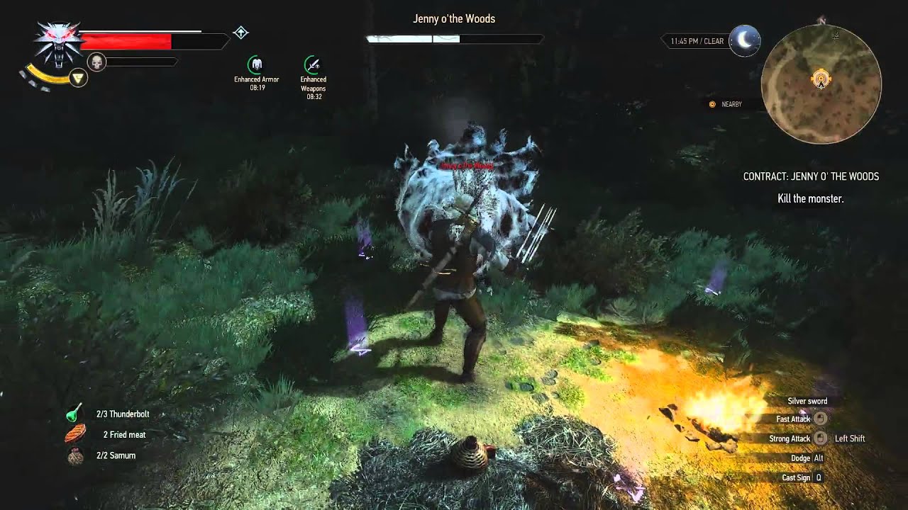 Witcher 3 How to kill Jenny o' the Woods YouTube