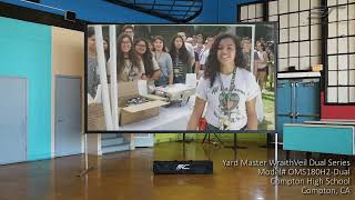 Testimonial : Portable Front / Rear Projection Screen