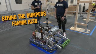 FAMNM Ri3D Robot Behind the Bumpers Rapid React