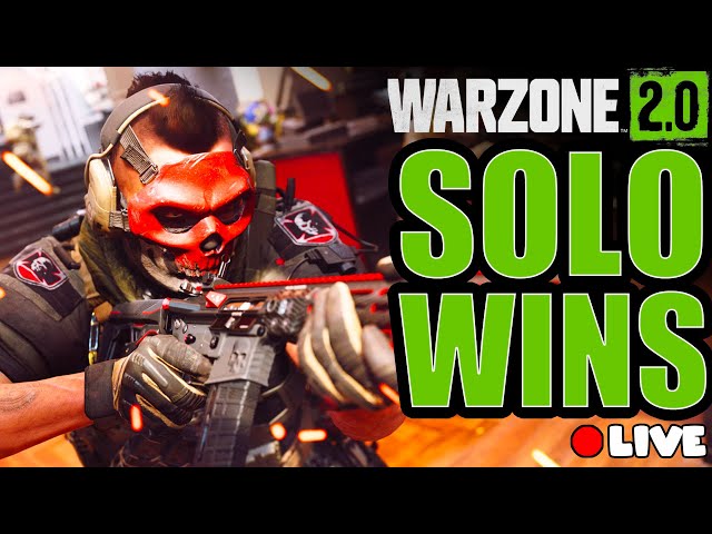 LIVE - WARZONE 2 SOLO WINS - CALL OF DUTY MWII BATTLE ROYALE GAMEPLAY