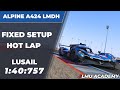 Le Mans Ultimate Hypercar Setup &amp; Hot Lap | LUSAIL | ALPINE Fixed Setup